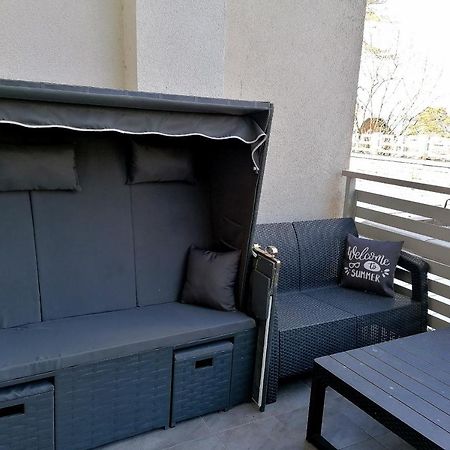 Strandidylle Apartment Mit Meerblick Und Kamin Miedzyzdroje Eksteriør bilde