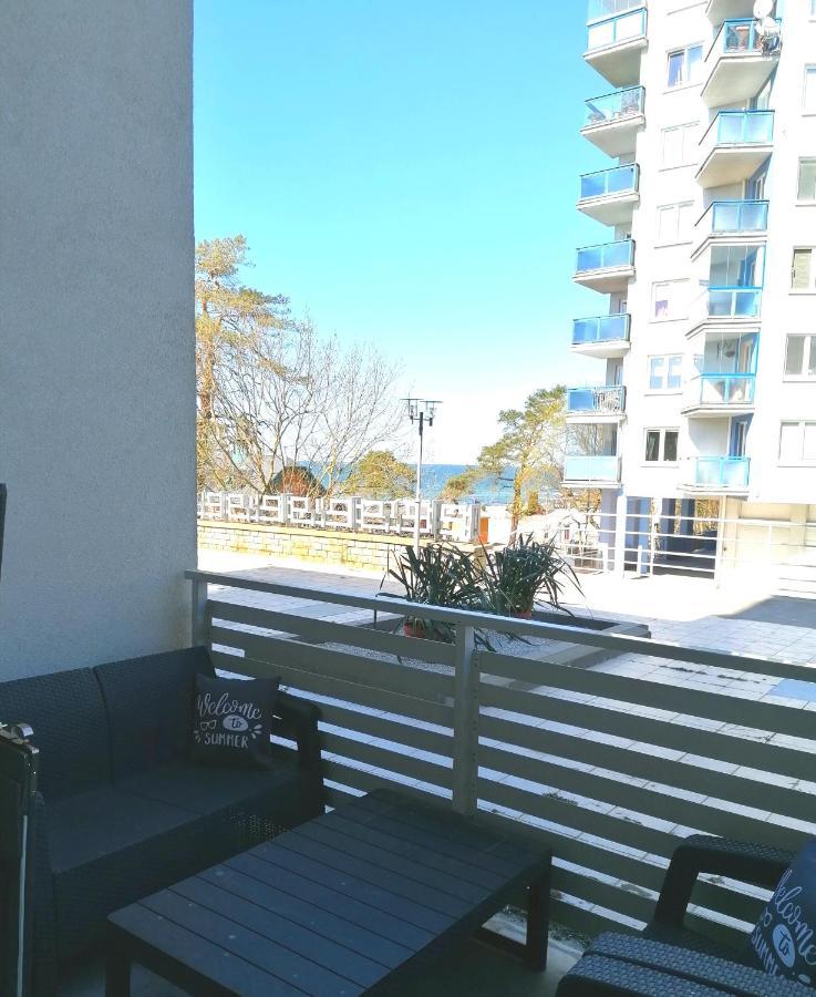 Strandidylle Apartment Mit Meerblick Und Kamin Miedzyzdroje Eksteriør bilde