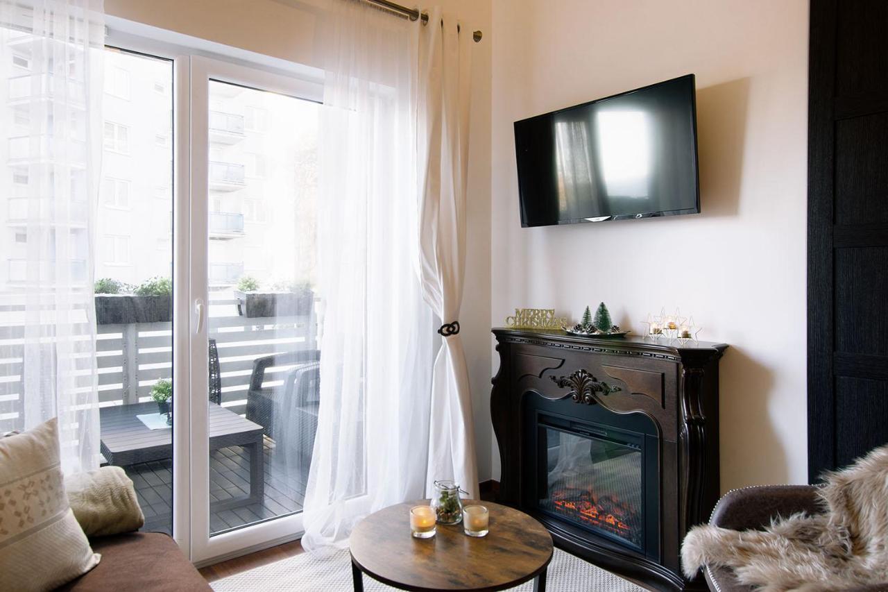 Strandidylle Apartment Mit Meerblick Und Kamin Miedzyzdroje Eksteriør bilde