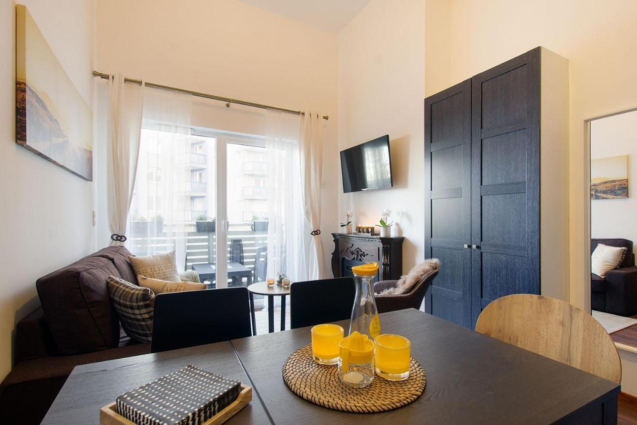 Strandidylle Apartment Mit Meerblick Und Kamin Miedzyzdroje Eksteriør bilde