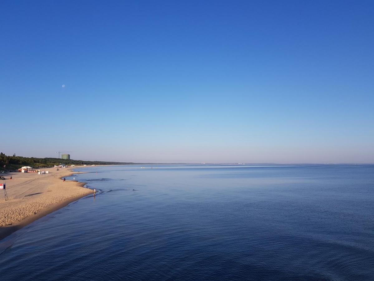 Strandidylle Apartment Mit Meerblick Und Kamin Miedzyzdroje Eksteriør bilde